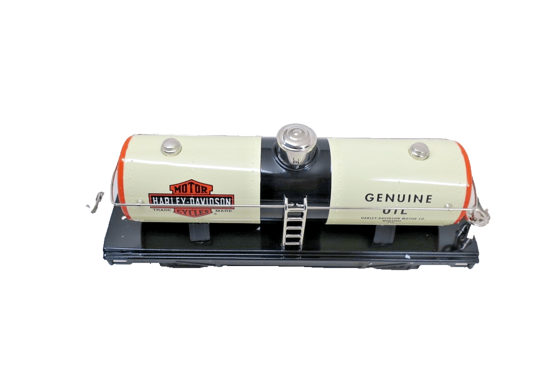 MTH Lionel Standard Gauge Harley Davidson Motor Oil Tank Car 10-2161 NIB - WISE GUYS HOBBIES LLC