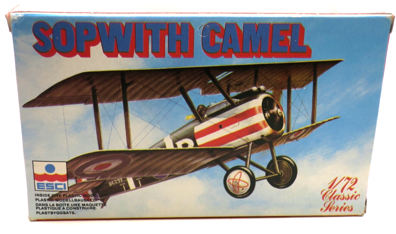 ESCI Classic Series 1/72 Sopwith Camel Model Kit - WISE GUYS HOBBIES LLC