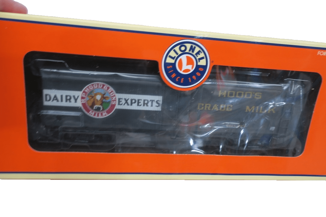 Lionel 6 - 17350 O Gauge Hood‘s Milk Refrigerator Car 503 - WISE GUYS HOBBIES LLC