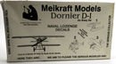 Meikraft 1/72 Dornier D - I Model Kit - WISE GUYS HOBBIES LLC