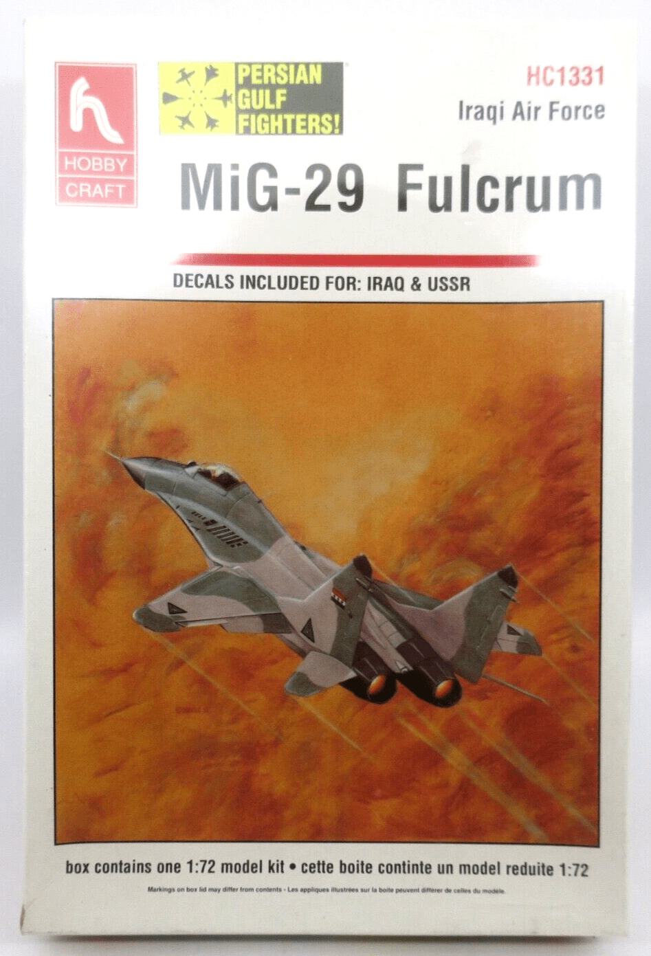 HobbyCraft 1/72 MiG-29 Fulcrum Model Kit HC1331 - WISE GUYS HOBBIES LLC