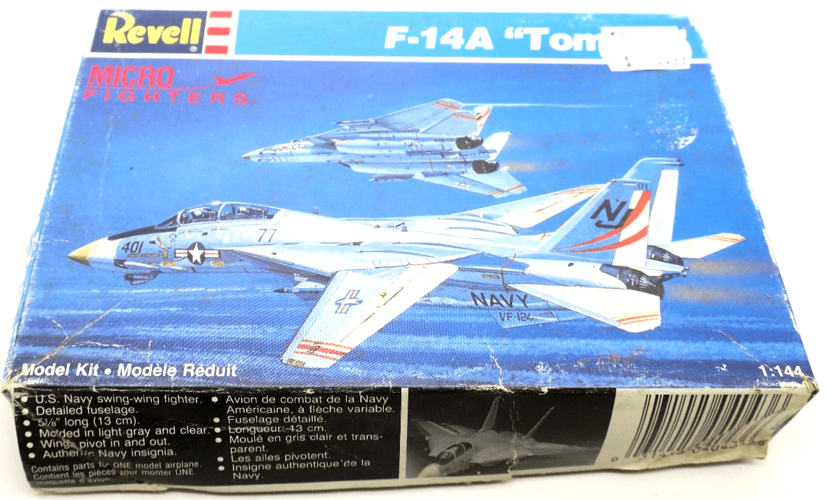 Revell Micro Fighters 1/144 F - 14A "Tomcat" Model Kit 4043 - WISE GUYS HOBBIES LLC