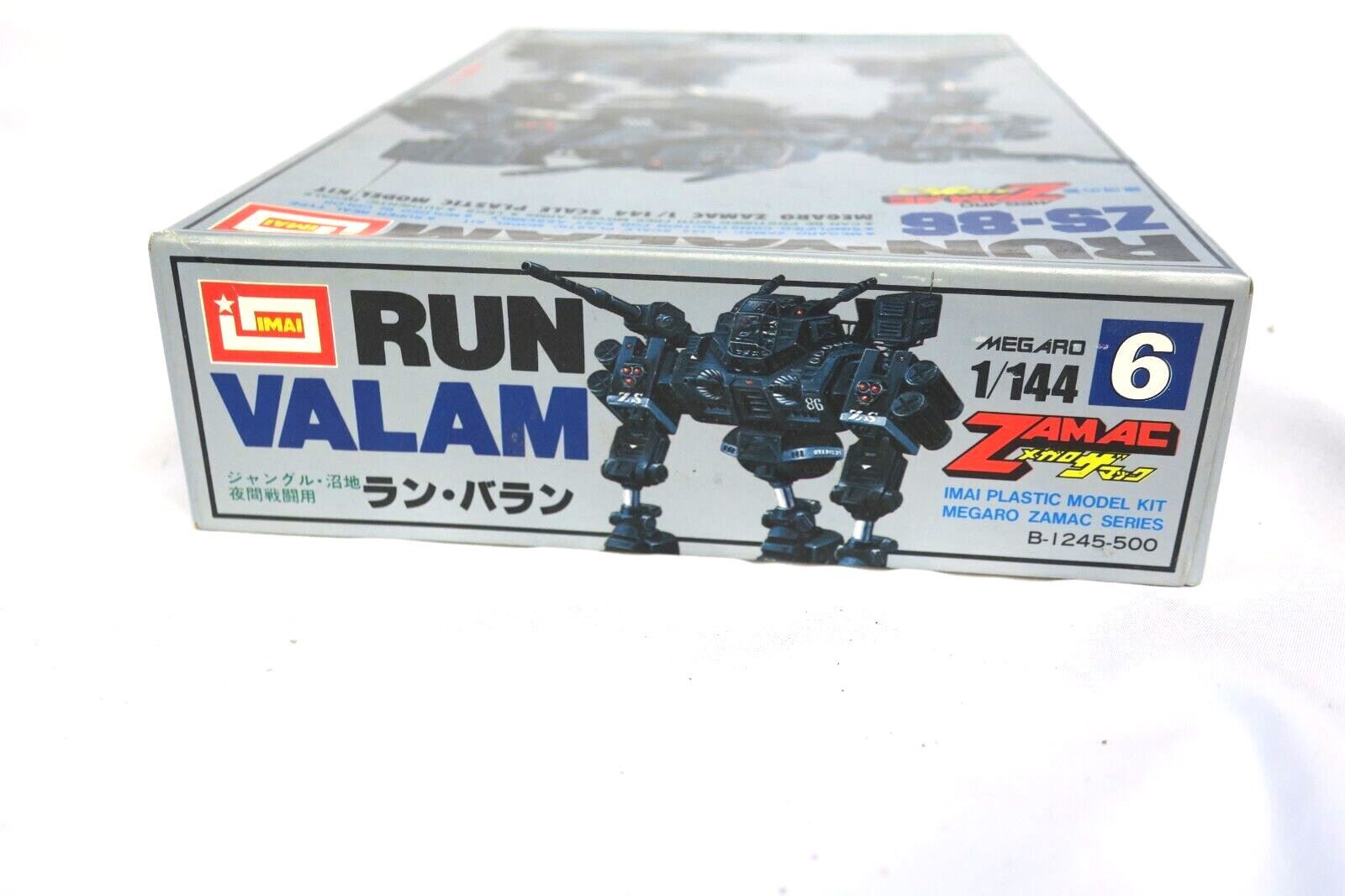 IMAI Zamac 1/144 ZS-86 Run-Valam Plastic Kit MEGARO ZAMAC SERIES B-1245-500 - WISE GUYS HOBBIES LLC