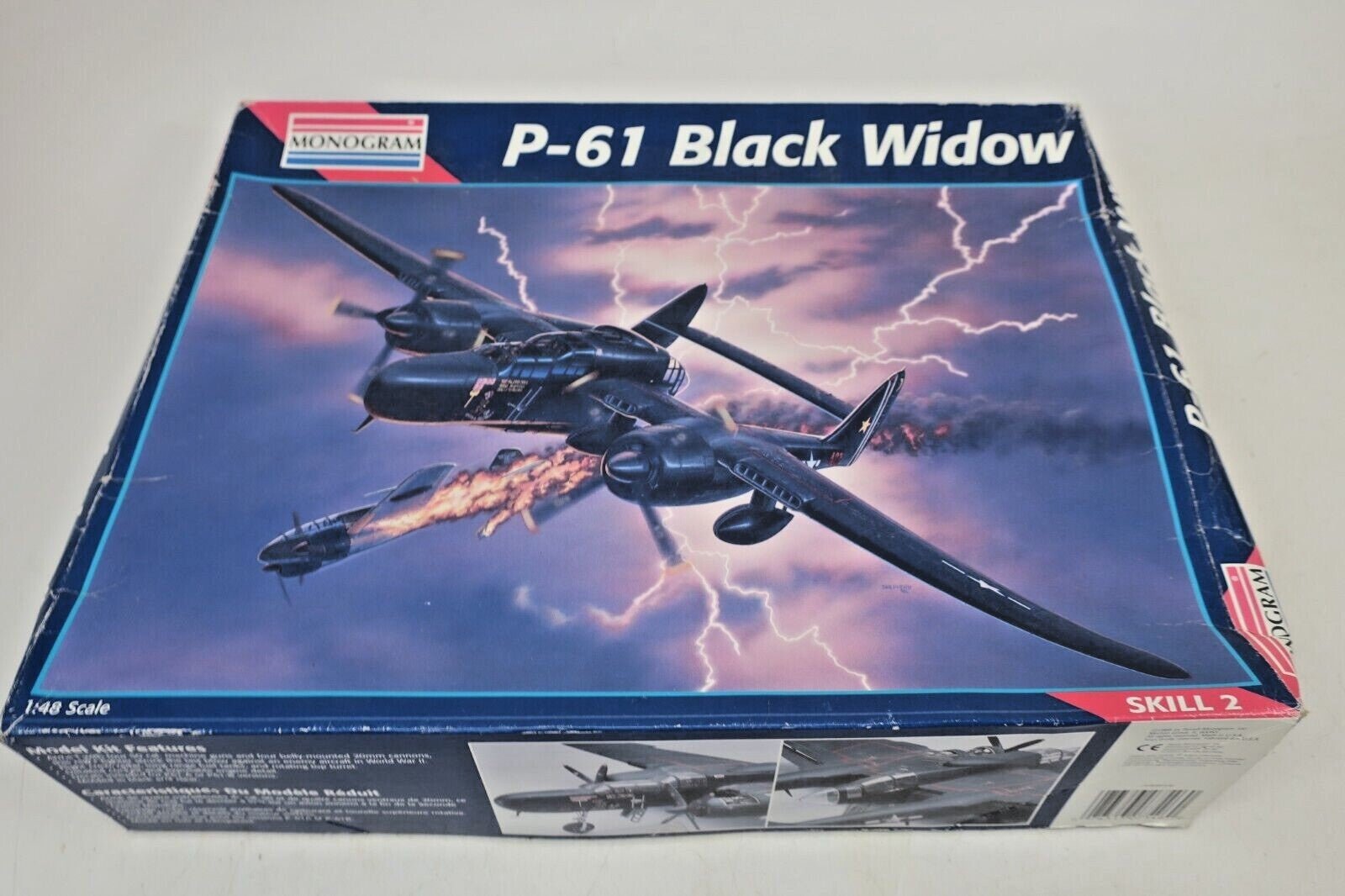MONOGRAM 7546 P-61 BLACK WIDOW 1/48 SCALE. AW/GJ - WISE GUYS HOBBIES LLC