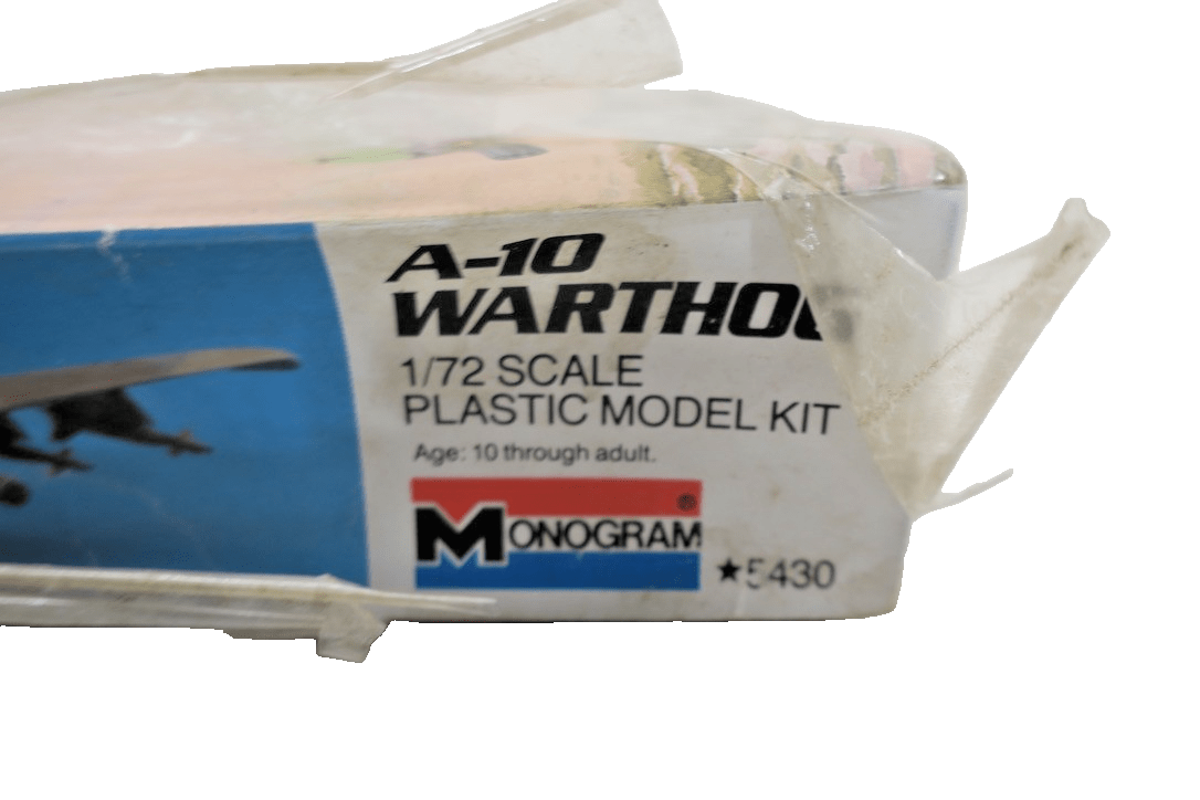 VINTAGE 1983 A - 10 WARTHOG MODEL AIRPLANE KIT Model 1:72 5430 - WISE GUYS HOBBIES LLC