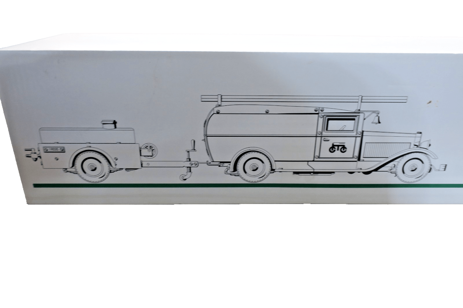 Märklin 19035 Fire Engine Set Truck Trailer Tin Toy Tin Toy Fire Rescue - WISE GUYS HOBBIES LLC