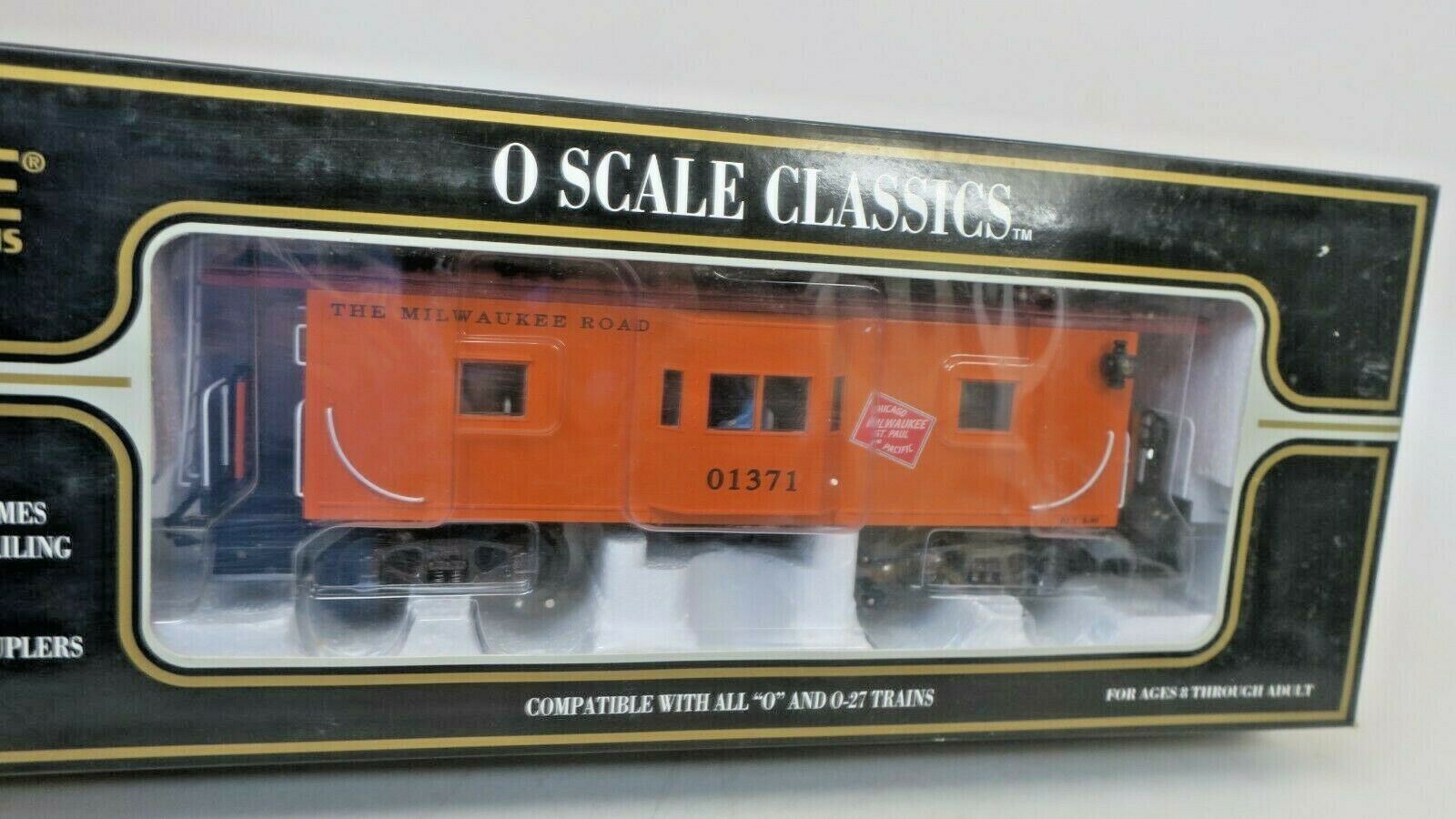 K-LINE TRAIN K617-1371 MILWAUKEE ROAD "O" SCALE STEEL-SIDED CABOOSE - WISE GUYS HOBBIES LLC