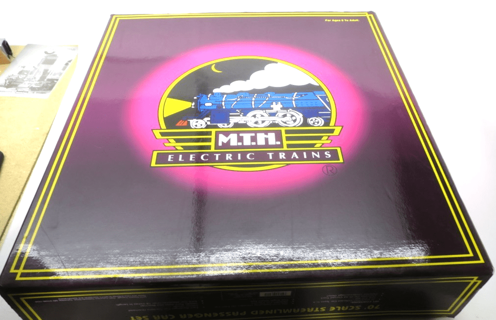 MTH 20-6516 O Gauge New York Central 70' Streamlined Passenger Car Set - WISE GUYS HOBBIES LLC