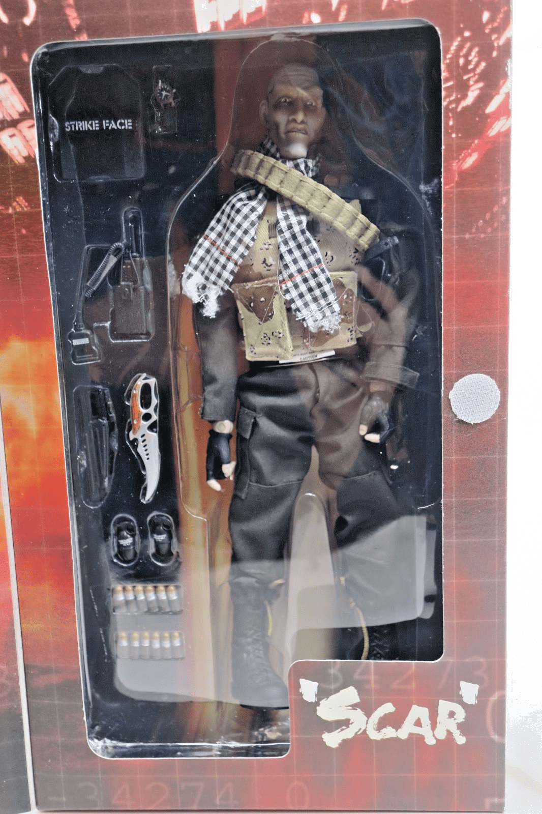 Blue Box Toys Elite Force Terminate 'Scar' Action Figure 34273 - WISE GUYS HOBBIES LLC