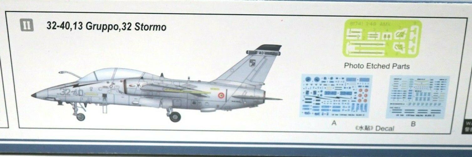 Hobby Boss 1/48 Model Kit 81743 AMX-T 2 seat Trainer Aircraft - WISE GUYS HOBBIES LLC