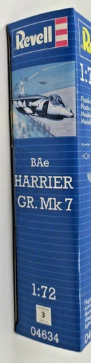 Revell BAE Harrier GR.MK7 1/72th Model Kit P/N: 04634