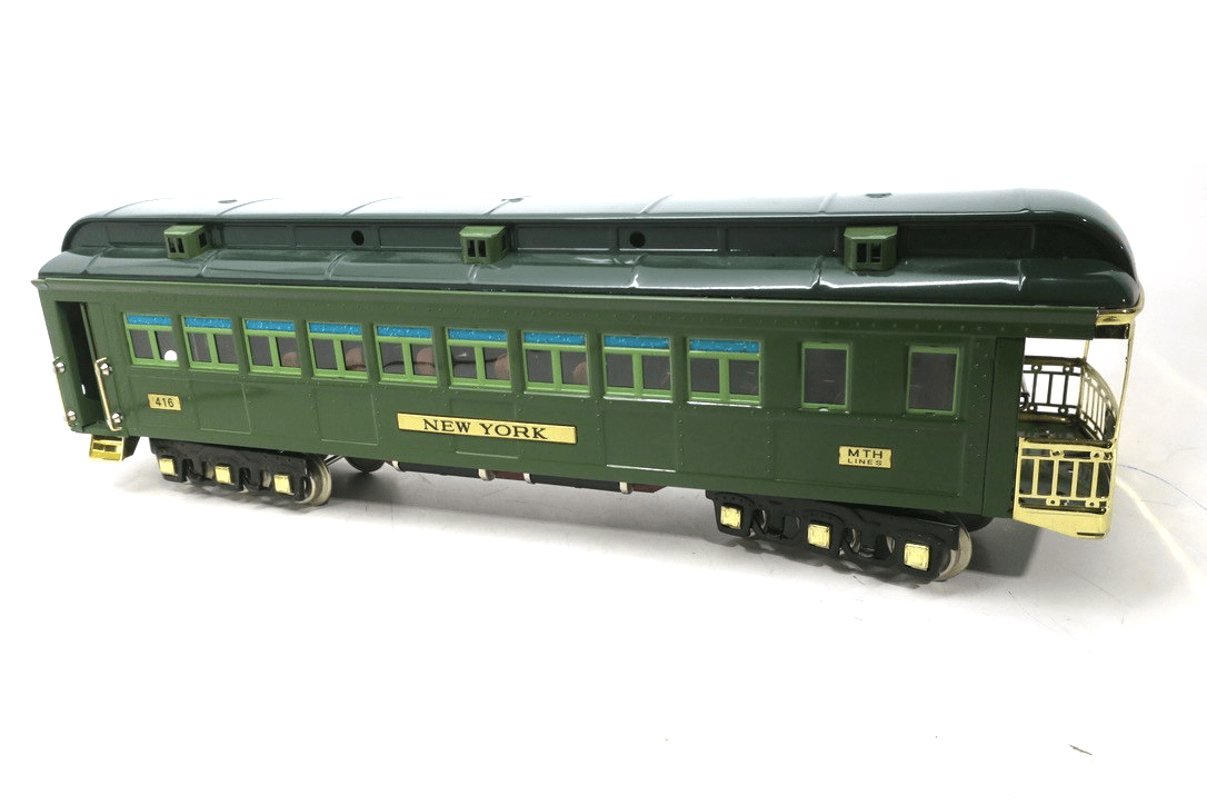 MTH Standard Gauge 416 Observation New York Passenger State Car 10-1078D - WISE GUYS HOBBIES LLC
