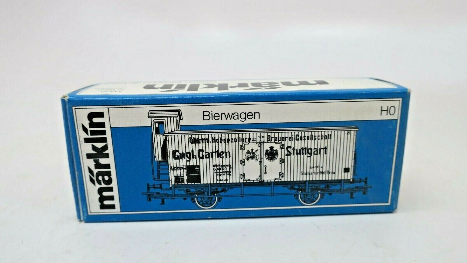 MARKLIN 4677 ENGL. GARTEN STUTTGART BEER WAGON - WISE GUYS HOBBIES LLC