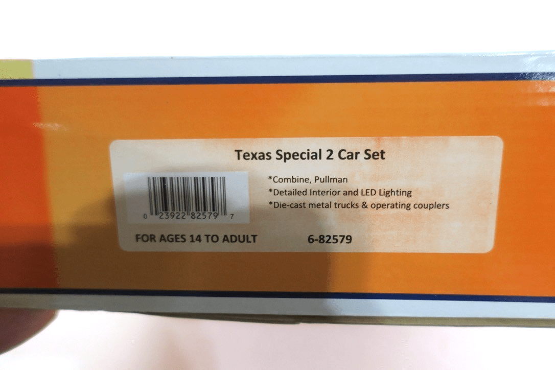 Lionel 6 - 82579 Texas Special 21" aluminum passenger cars NIB - WISE GUYS HOBBIES LLC