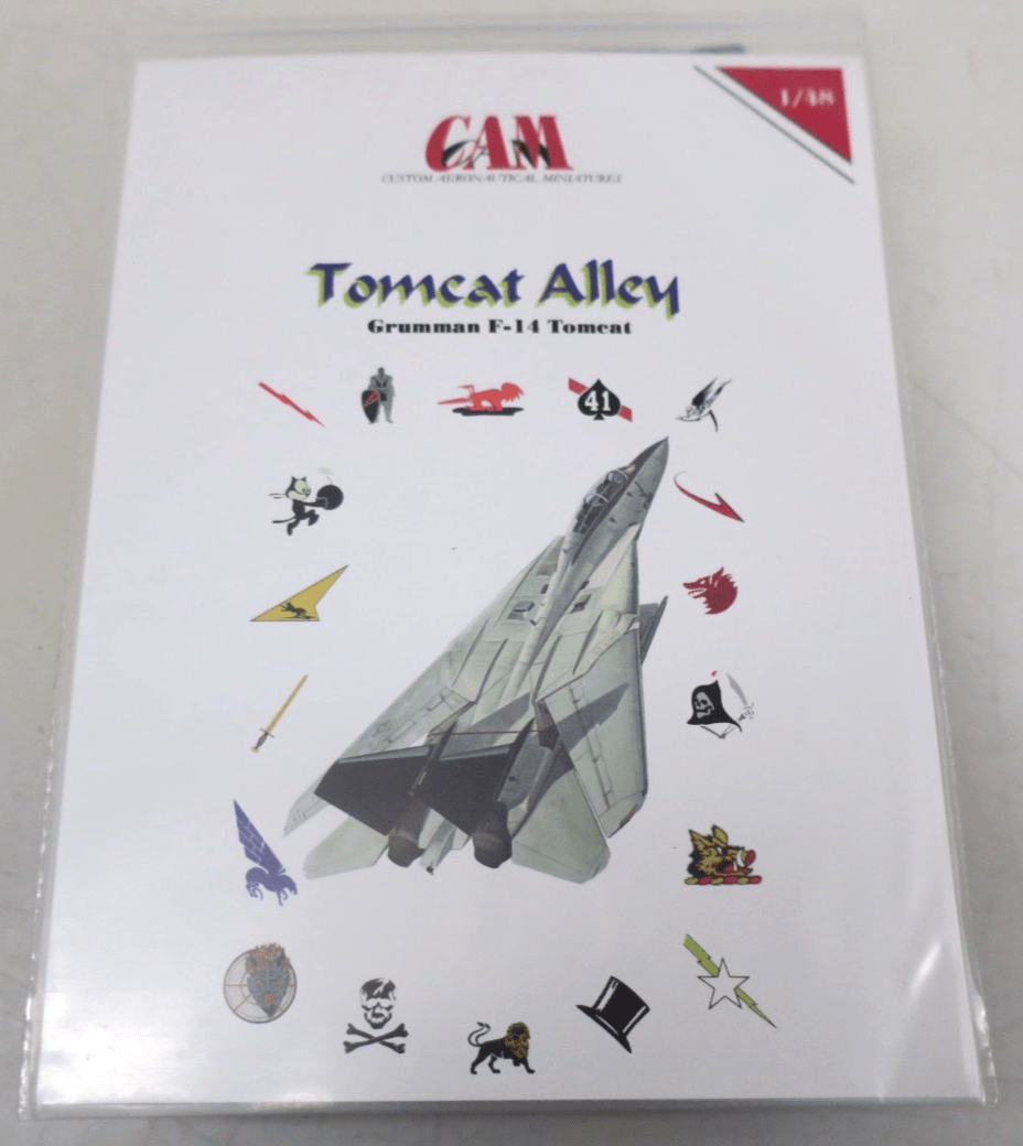 Cam Decals 1/48 Tomcat Alley Grumman F - 14 Tomcat 48 - 076 - WISE GUYS HOBBIES LLC