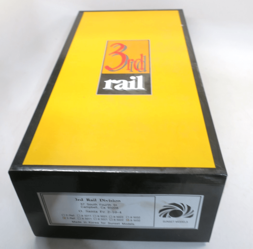 3rd Rail Sunset Models 5032 Santa Fe 2 - 10 - 4 Steam Locomotive & Tender w/TMCC 3R - WISE GUYS HOBBIES LLC