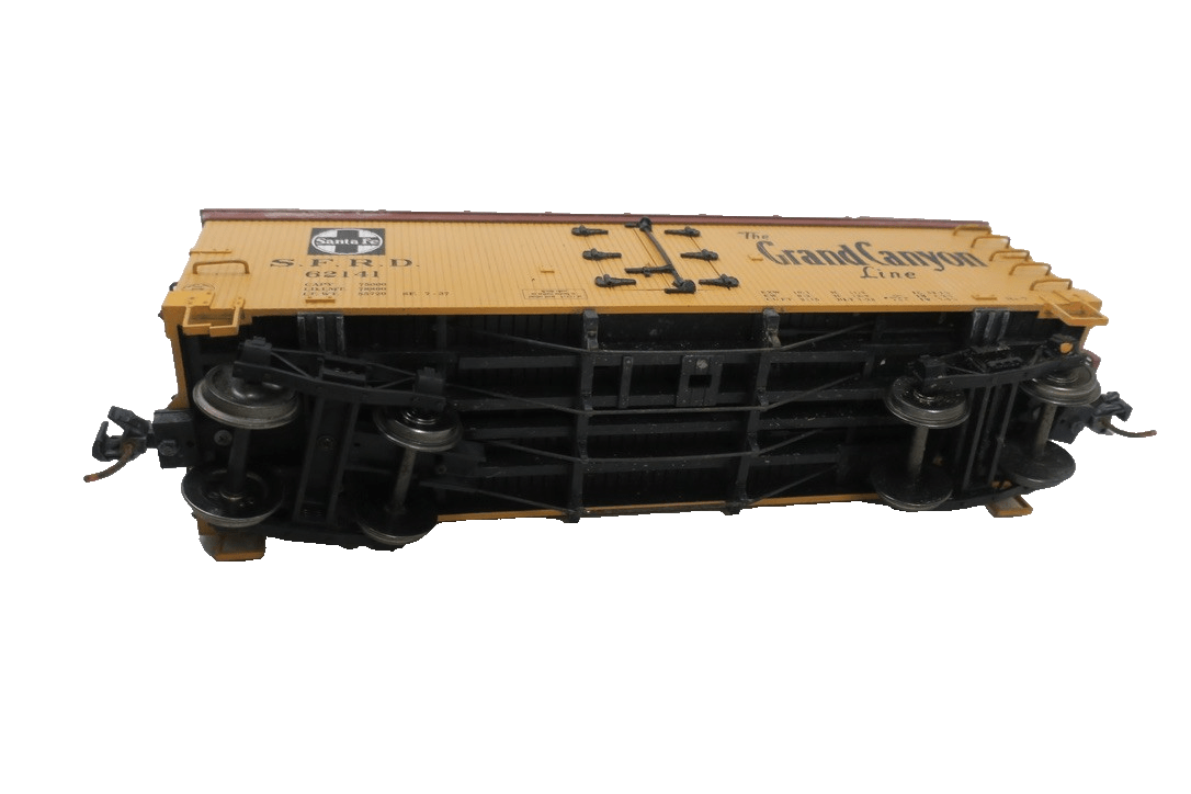 Aristocraft Santa Fe (ATSF) Map 62141 Wood Reefer Car ART - 46214 - 1 - WISE GUYS HOBBIES LLC