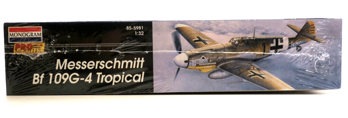Monogram 1/32 Messerschmitt Bf-109G-4 Tropical Model Kit - WISE GUYS HOBBIES LLC