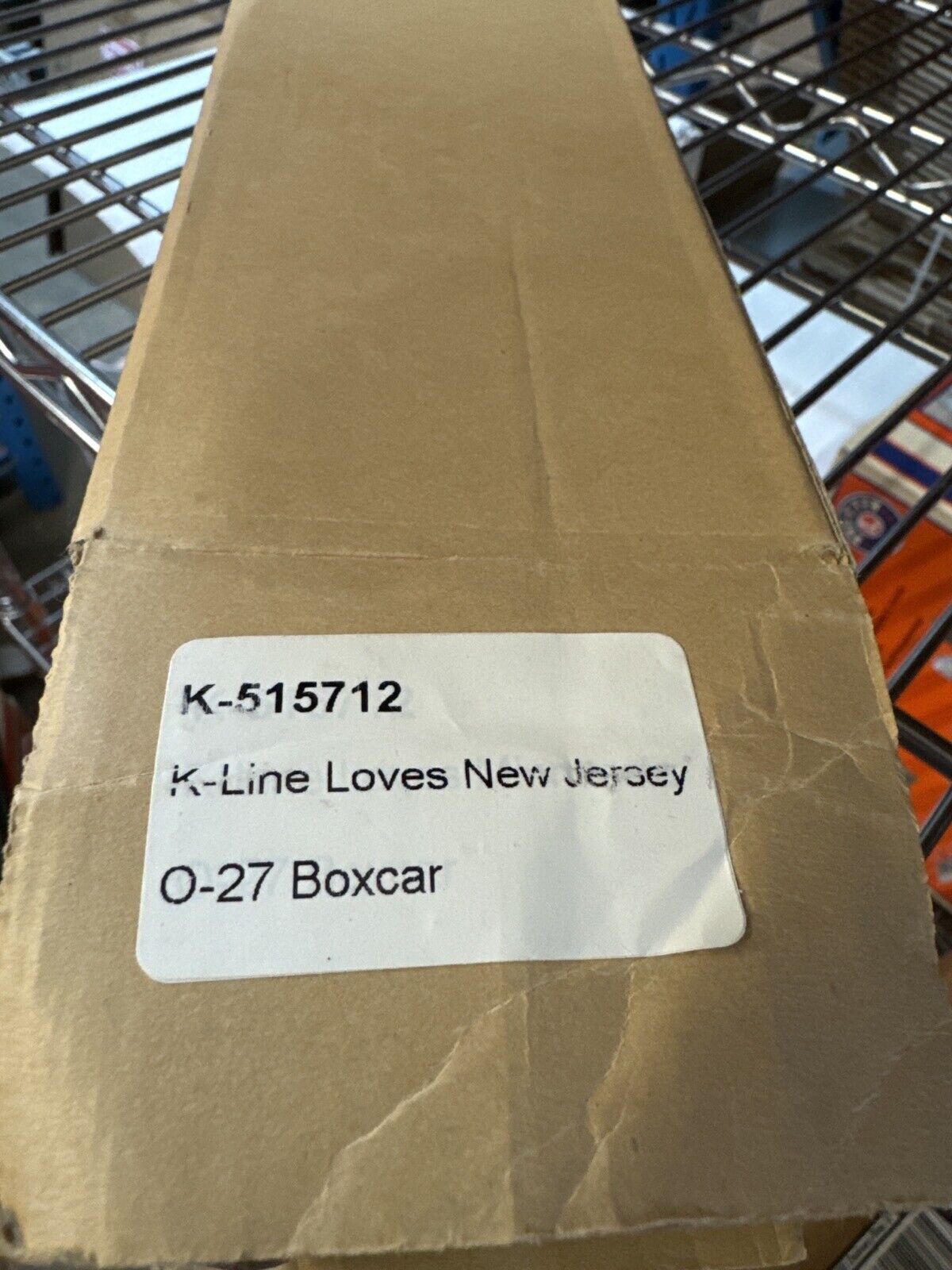 K-LINE LOVES NEW JERSEY BOX CAR - COLLECTORS ITEM, NEW IN BOX, O GAUGE 515712 - WISE GUYS HOBBIES LLC
