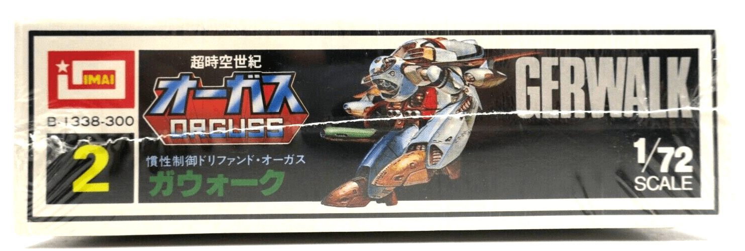 Vintage Imai Orguss 1/72 Orguss Gerwalk Model Kit No. 2 B-1338-300 - WISE GUYS HOBBIES LLC