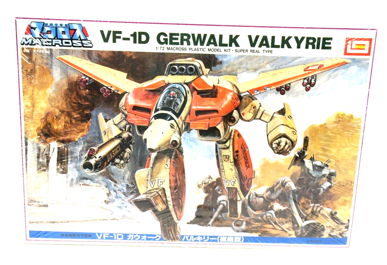 New IMAI VF-1D Battroid Valkyrie Gerwalk Kit 1/72 Scale MACROSS NO. 93 D6 - WISE GUYS HOBBIES LLC