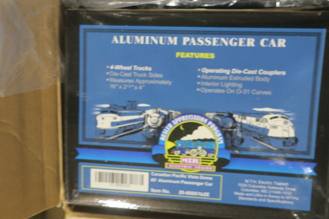 MTH O SCALE DEALER APPRECIATION PROGRAM CANADIAN PACIFIC 20-80001 6 CAR SET NEW - WISE GUYS HOBBIES LLC