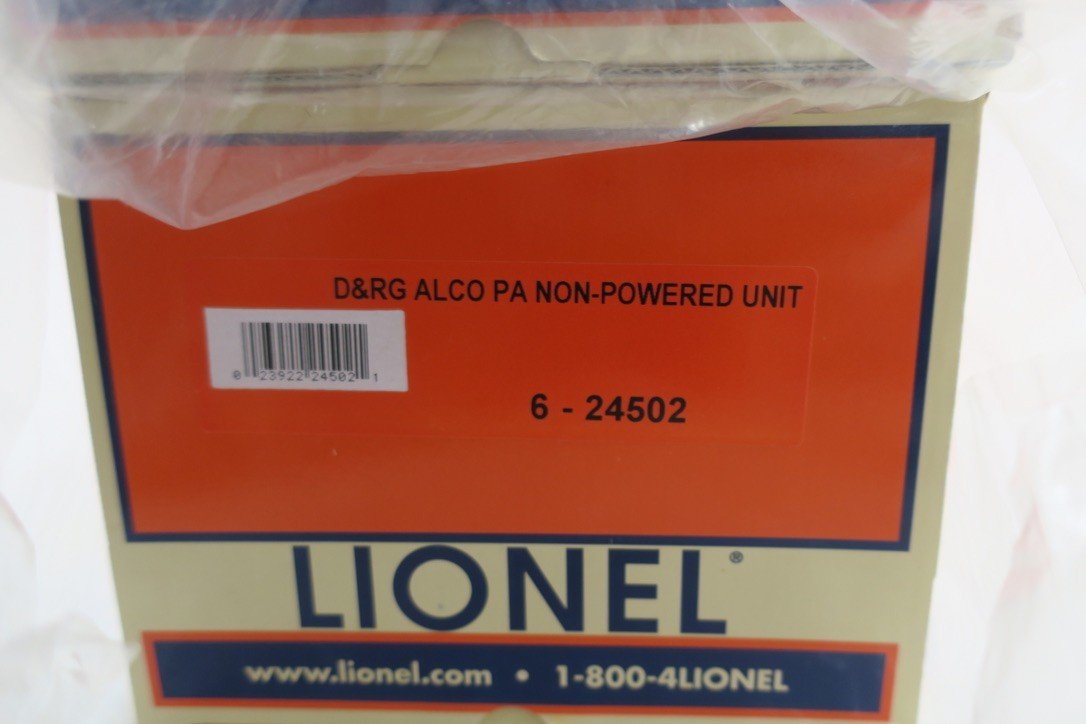 Lionel 6 - 24500 D & RG PA AA Diesel Locomotive Set NEW - WISE GUYS HOBBIES LLC