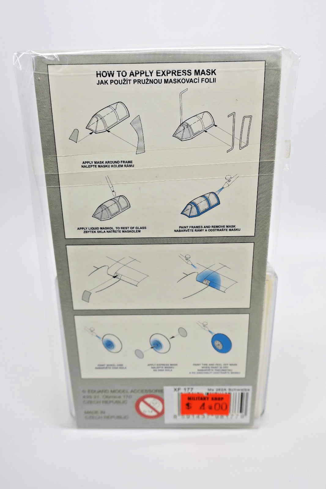 Eduard Express Mask 1/48 Me 262A Schwalbe XF177 - WISE GUYS HOBBIES LLC