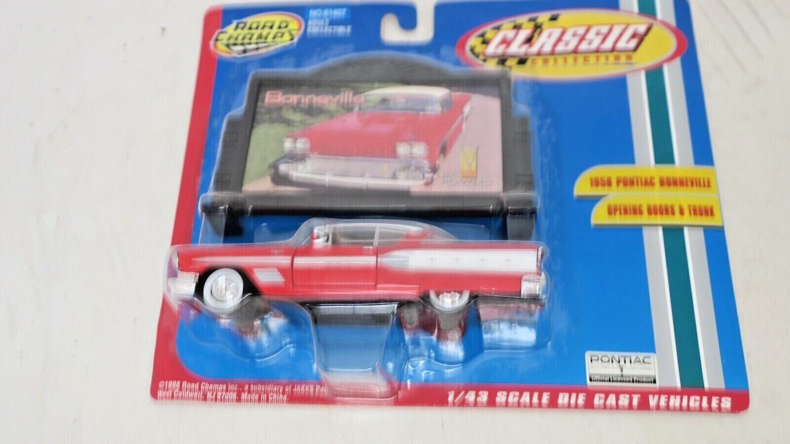 ROAD CHAMPS 1958 PONTIAC BONNEVILLE - WISE GUYS HOBBIES LLC