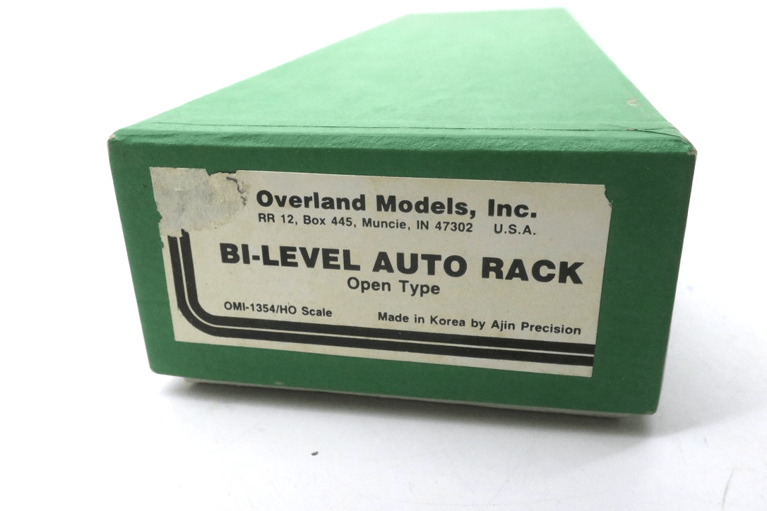 Overland Models HO Scale Brass Unpainted Bi-Level Open Auto Rack OMI-1354 NEW - WISE GUYS HOBBIES LLC