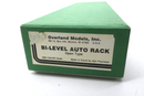 Overland Models HO Scale Brass Unpainted Bi-Level Open Auto Rack OMI-1354 NEW