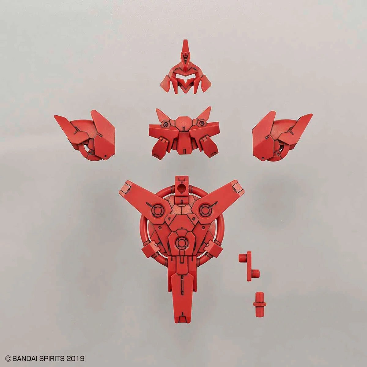 30MM 1/144 Option 12 Armor For Commander Type (Portanova Exclusive / Red) - WISE GUYS HOBBIES LLC