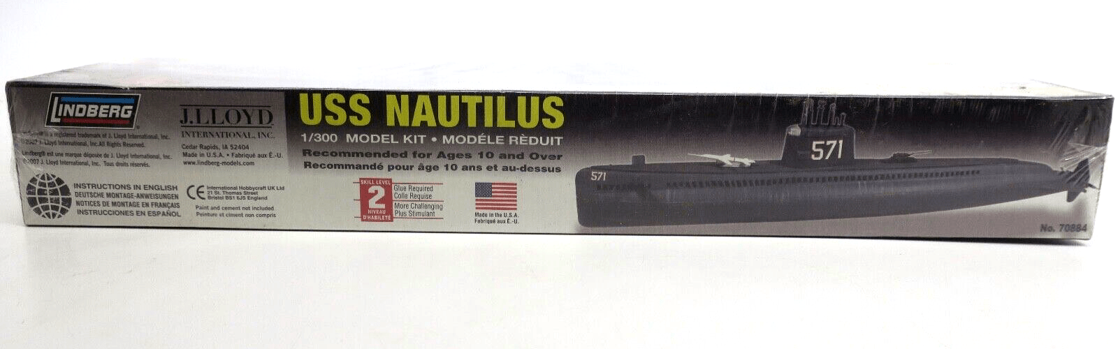 Lindberg 1/300 USS Nautilus Model kit - WISE GUYS HOBBIES LLC