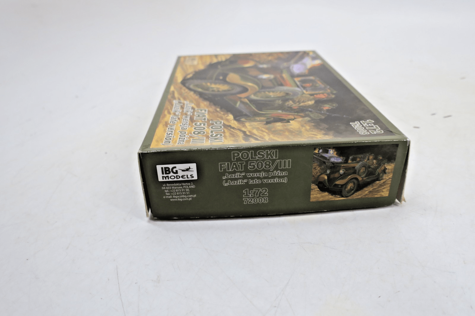 IBG Models 1/72 Polski FIAT 508/III ("Lazik" late version) Model Kit 72008 - WISE GUYS HOBBIES LLC