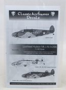 Classic Airframes Decals 1/48 Lockheed Hudson Mk.I/III/A-28A