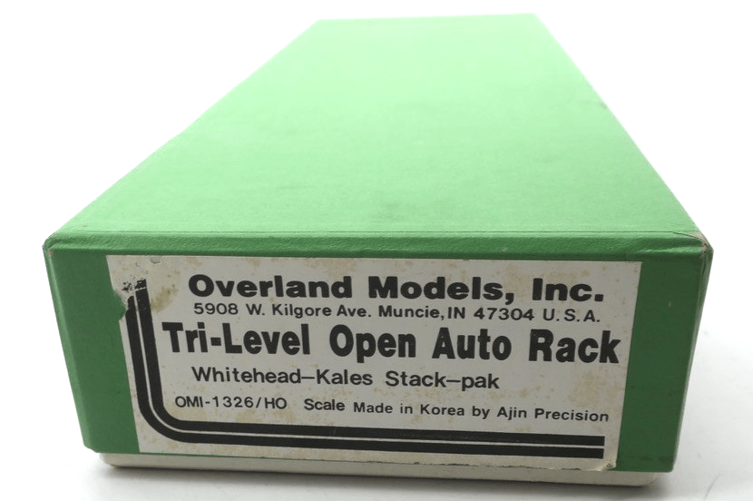 Overland Models Inc. - Whitehead-Kales Tri-Level Open Auto Rack - OMI 1326 - WISE GUYS HOBBIES LLC