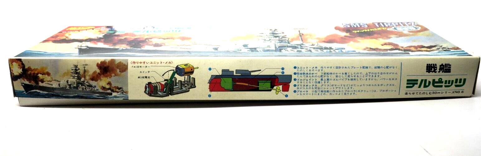 Nichimo 30 CM SMS Battleship Tirpitz Motorized Model Kit U-306 (A6) - WISE GUYS HOBBIES LLC