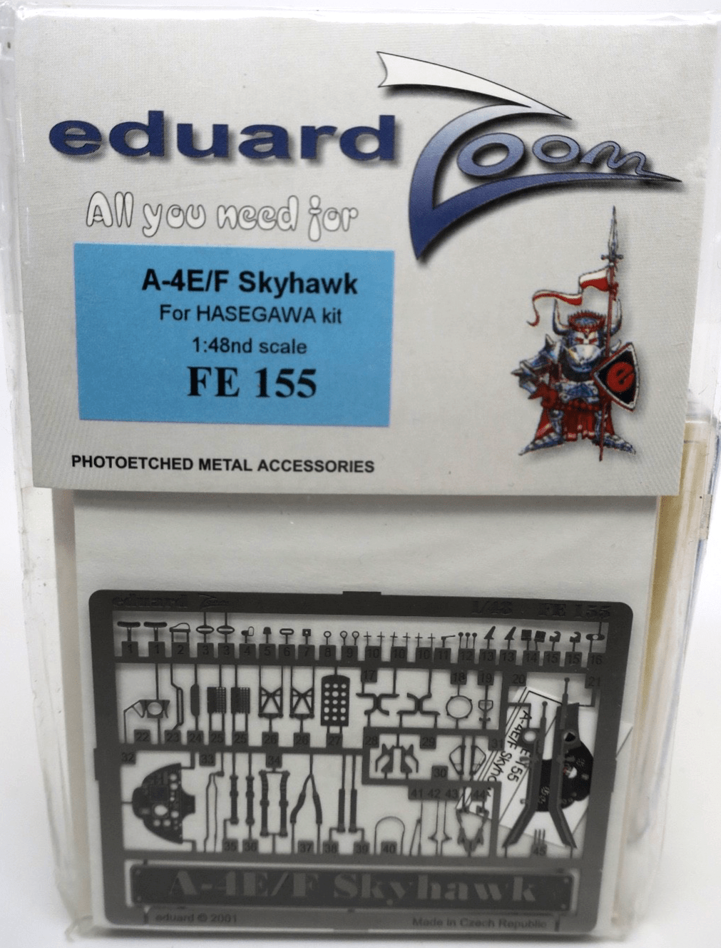Eduard Zoom 1/48 A - E/F Skyhawk Photo - Etch Detail Set FE155 - WISE GUYS HOBBIES LLC