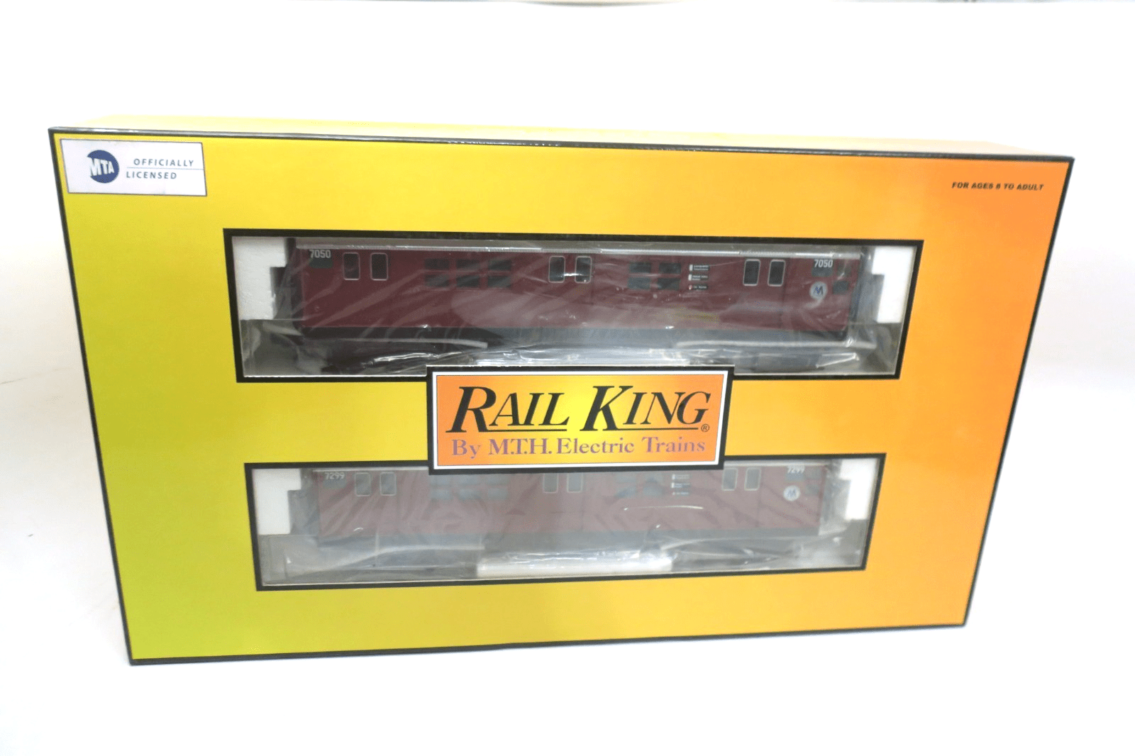 MTH Rail King MTA R - 21, 2 - Car Subway Add - On Non Powered 30 - 2198 - 3 - WISE GUYS HOBBIES LLC
