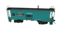 HO Scale Brass NYC New York Central Jade Green Bay Window Caboose