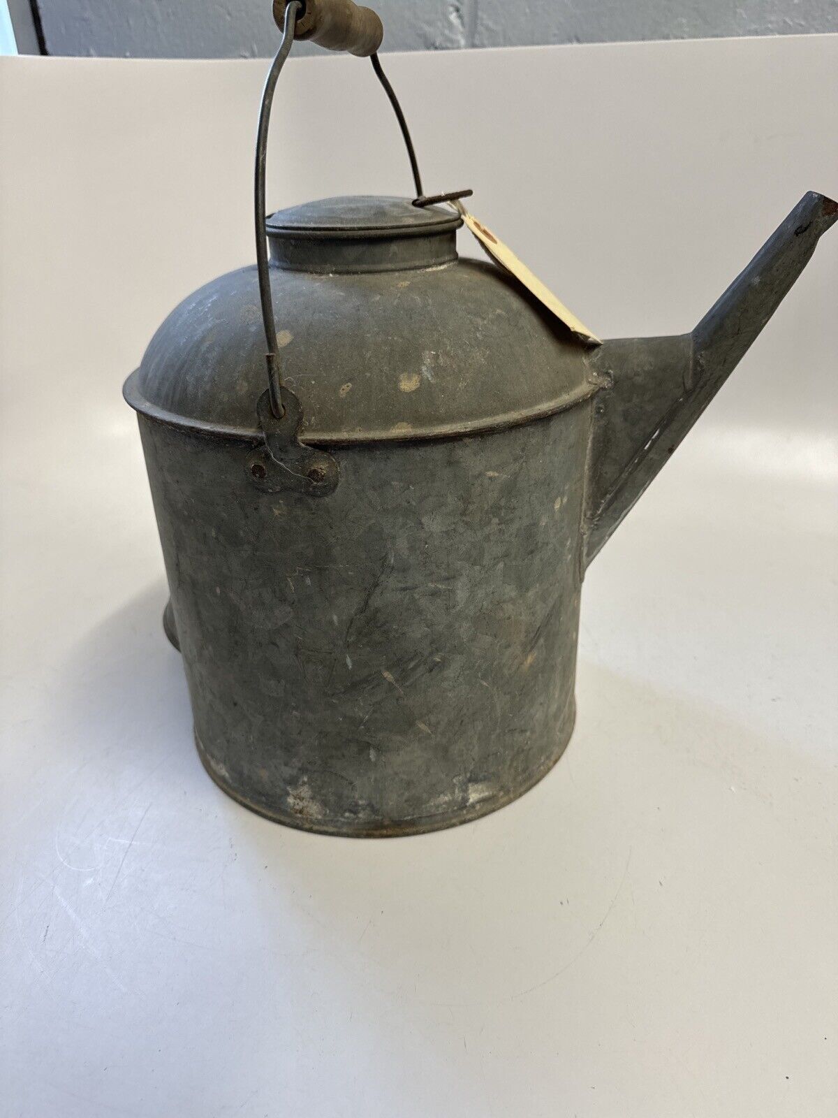 ANTIQUE PENNSYLVANIA RAILROAD PRR SIGNED TOOL CAN TIN WATER OIL CONTAINER - WISE GUYS HOBBIES LLC