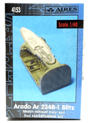 Aires 1/48 Arado Ar 234B - 1 Blitz Main Wheel bay Set For Hasegawa Kit 4153 - WISE GUYS HOBBIES LLC