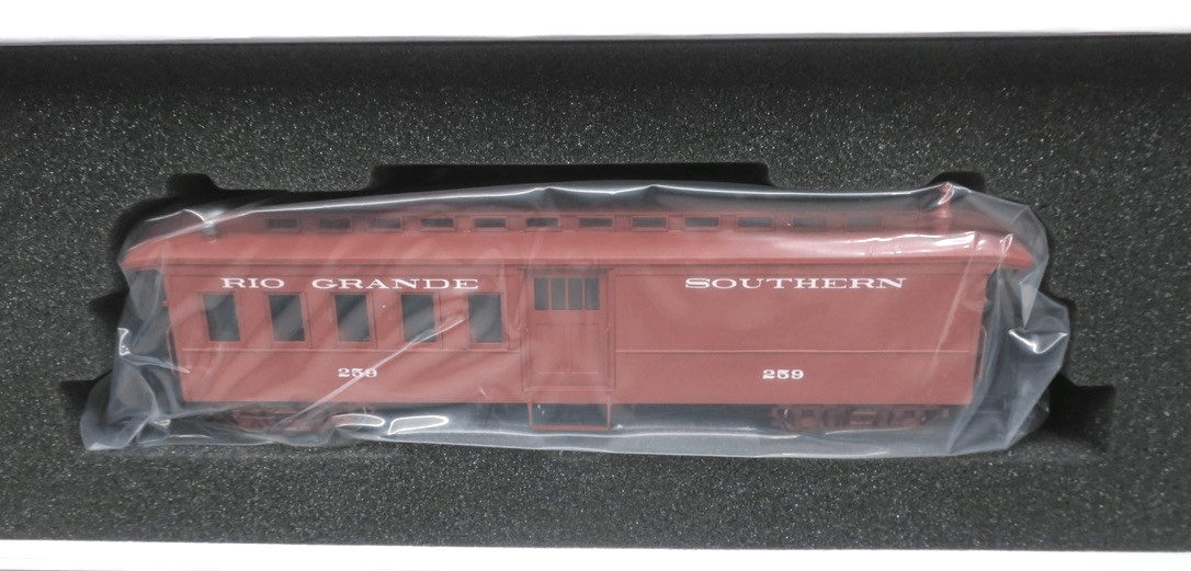 NEW! Sn3 PBL R.G.S. Outfit Car 271 Red Factory Painted W/ Interior and Lighting - WISE GUYS HOBBIES LLC
