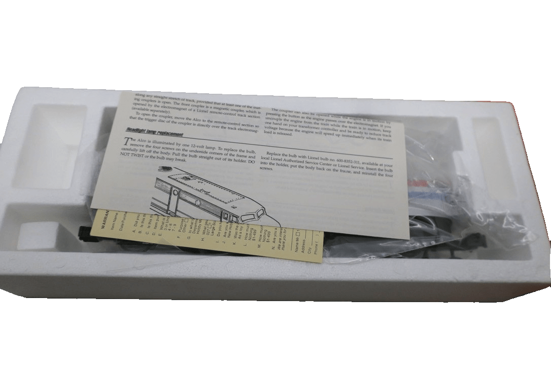 LIONEL 6 - 18937 AMTRAK FA - 2 ALCO Diesel Non - Powered Diesel Horn - WISE GUYS HOBBIES LLC