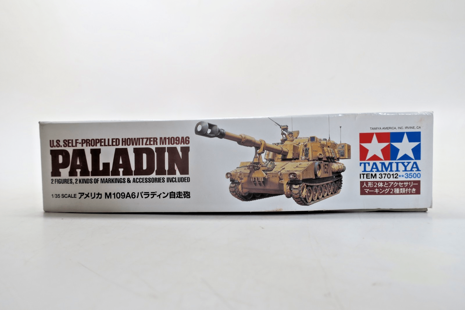 Tamiya 1/35 U.S. Self Propelled Howitzer M109A6 Paladin Model Kit 37012 - WISE GUYS HOBBIES LLC