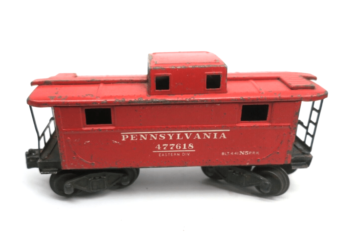Desirable Lionel Postwar Ogauge Electronic Set 2472 Pennsylvania 477618 Caboose - WISE GUYS HOBBIES LLC