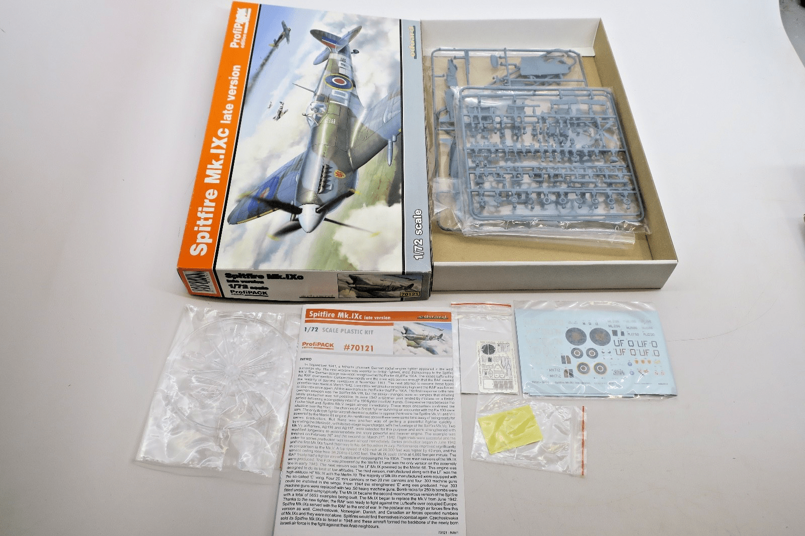 Eduard 1/72 Spitfire Mk. IXc Late Version Model Kit - WISE GUYS HOBBIES LLC