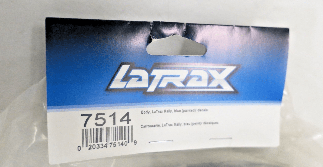 Traxxas Latrax 7512 1/18 Rally Car Blue Body SEALED - WISE GUYS HOBBIES LLC