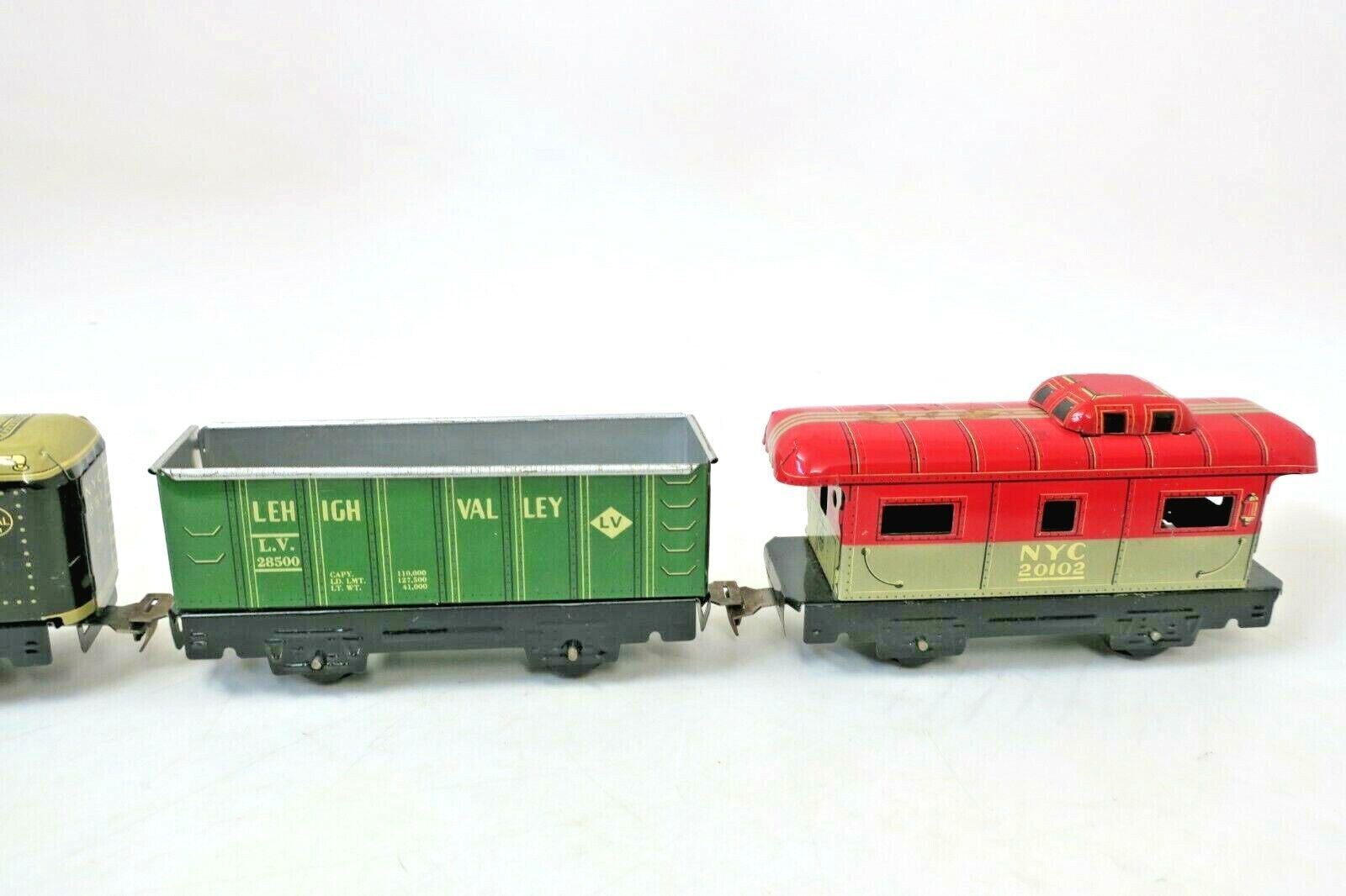 MARX NEW YORK CENTRAL LINES WIND-UP LEHIGH VALLEY TRAIN SET - WISE GUYS HOBBIES LLC