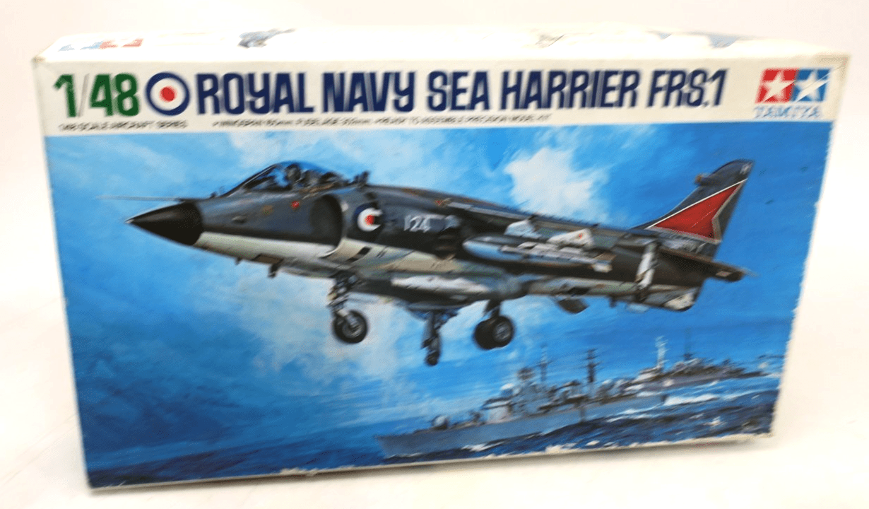 Tamiya 1/48 Royal Navy Sea Harrier FRS.1 Model Kit 61026 - WISE GUYS HOBBIES LLC